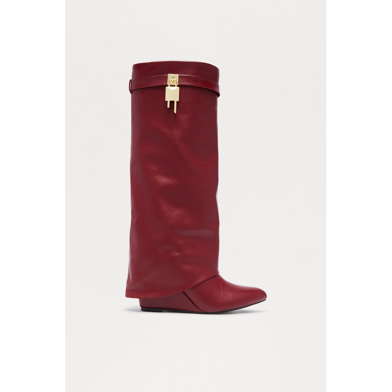 Big City Dreams Boots – Burgundy