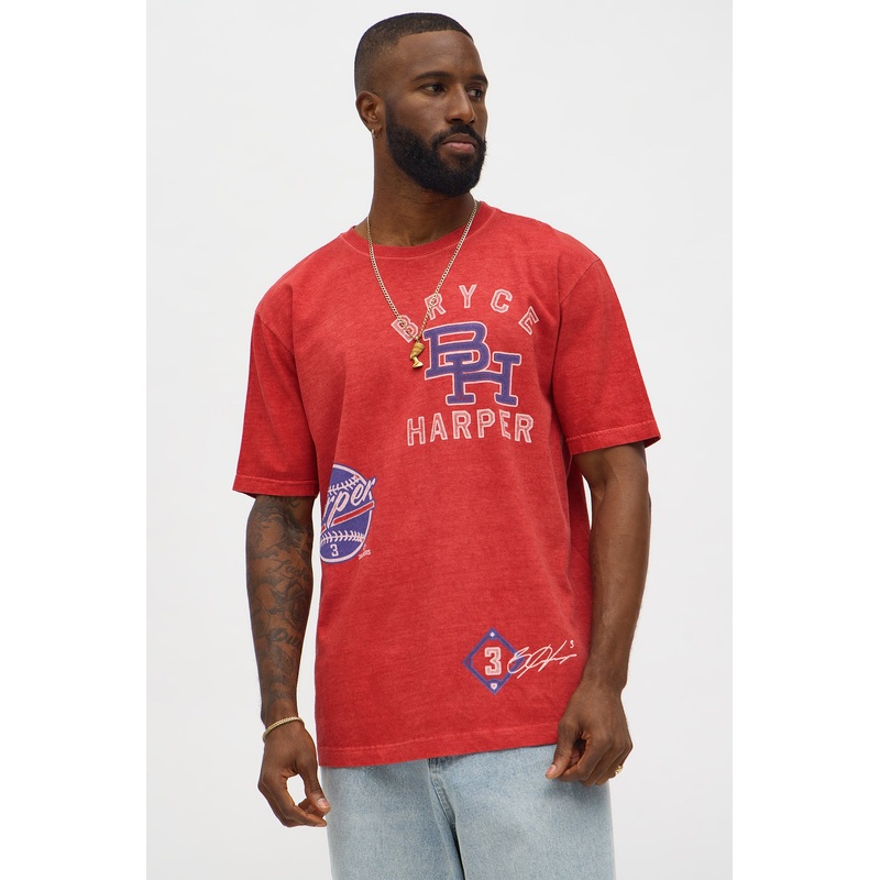 Bryce Harper MV3 Short Sleeve Tee – Red