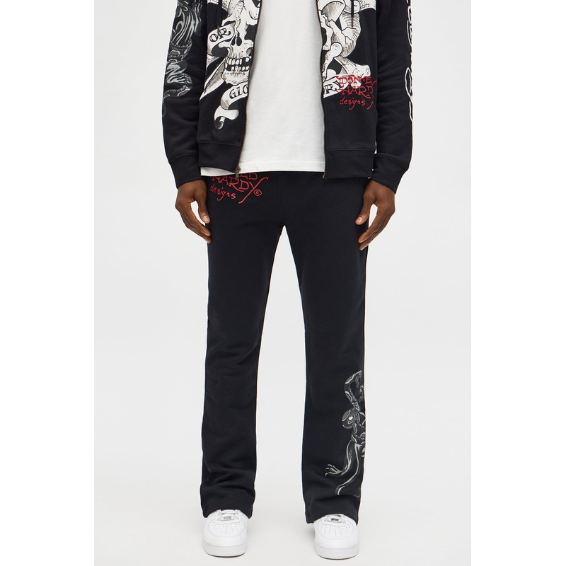 Ed Hardy DG Skull Sweatpant – Black