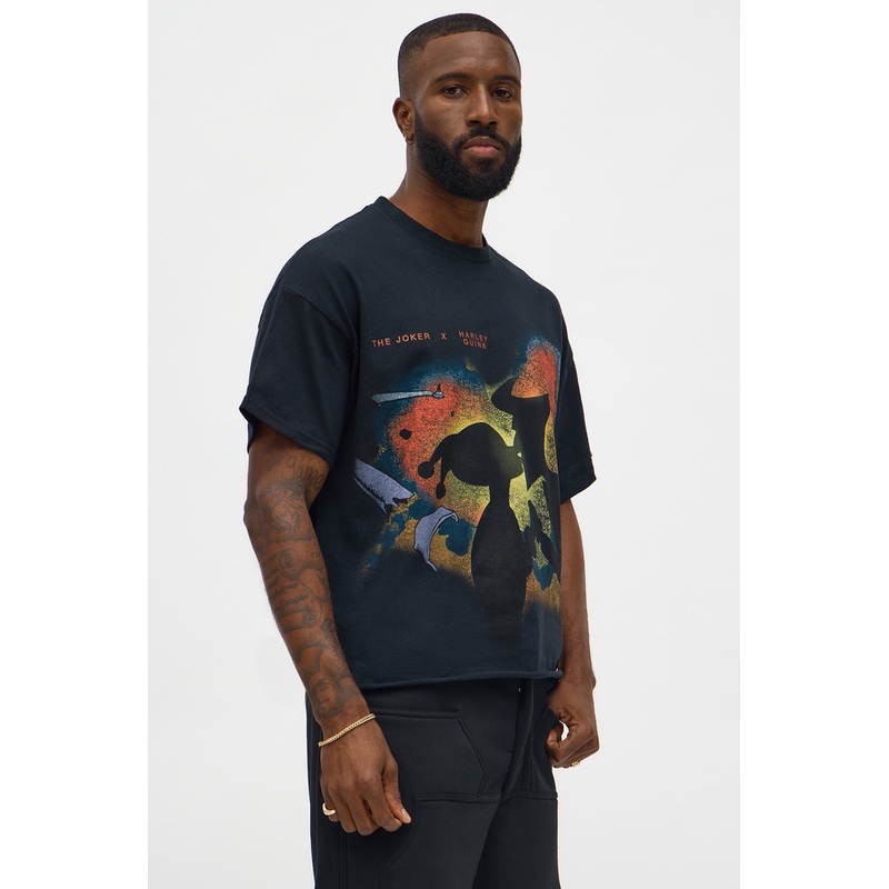 Jokers Explosive XO Oversized Short Sleeve Tee – Black