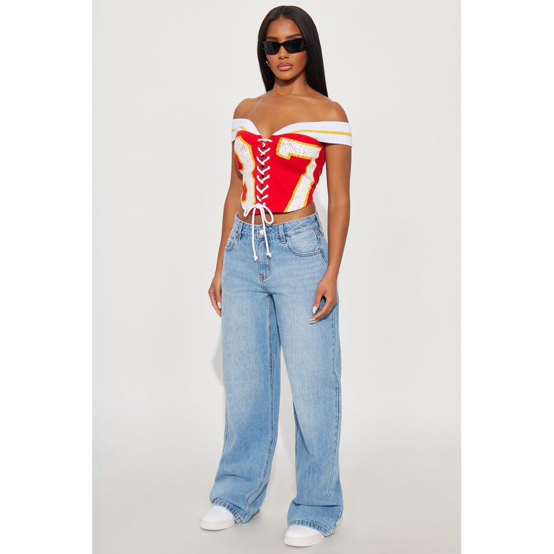 See What I Mean Wide Leg Jeans – Light Wash