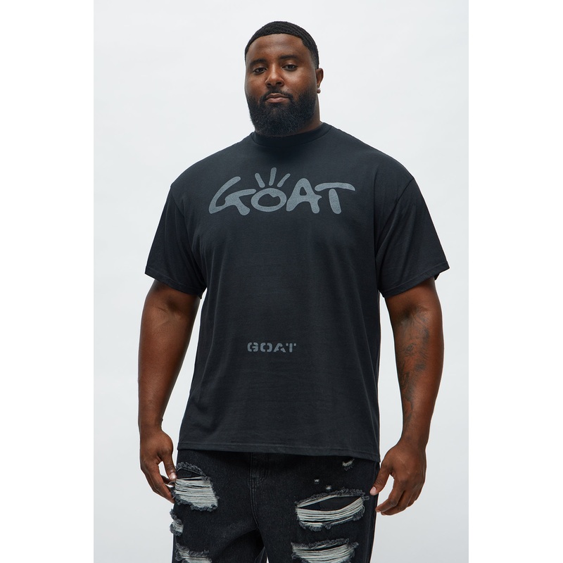 GOAT Worldwide Stencil Short Sleeve Tee – Black