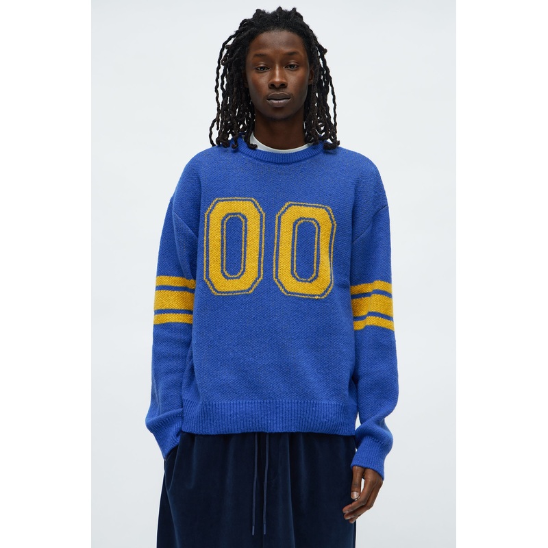 Zone 00 Jersey Sweater – Blue