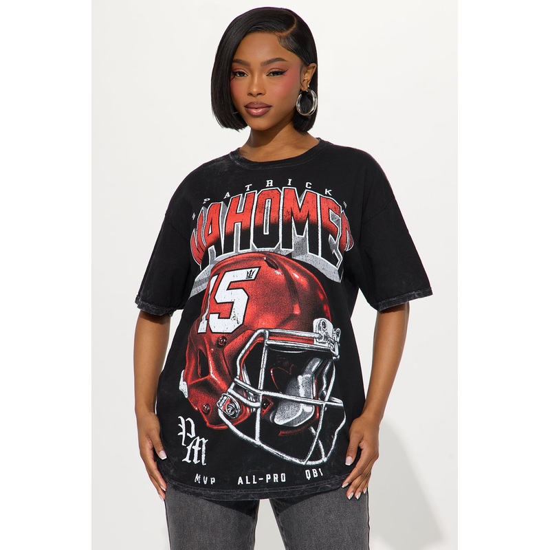 Patrick Mahomess Game Time Washed Tee – Black Wash