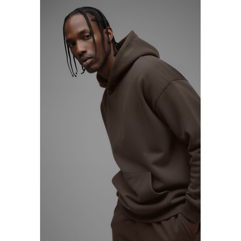 410 Oversized Hoodie – Brown