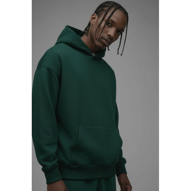 410 Oversized Hoodie – Hunter Green