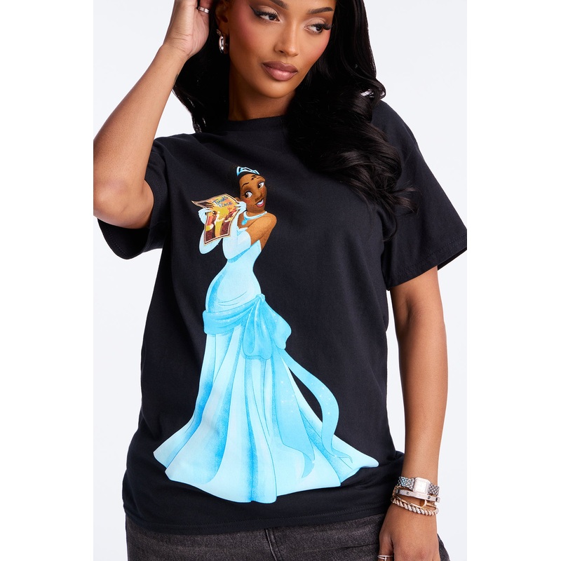 Magical Tiana Oversize Tee – Black