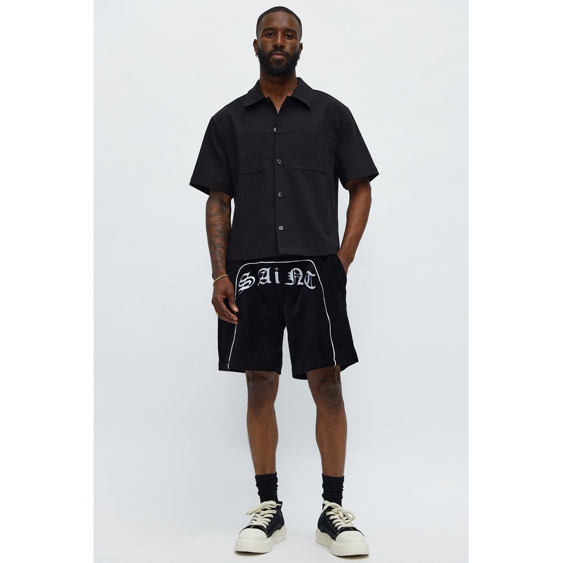 Saint Sweatshort – Black