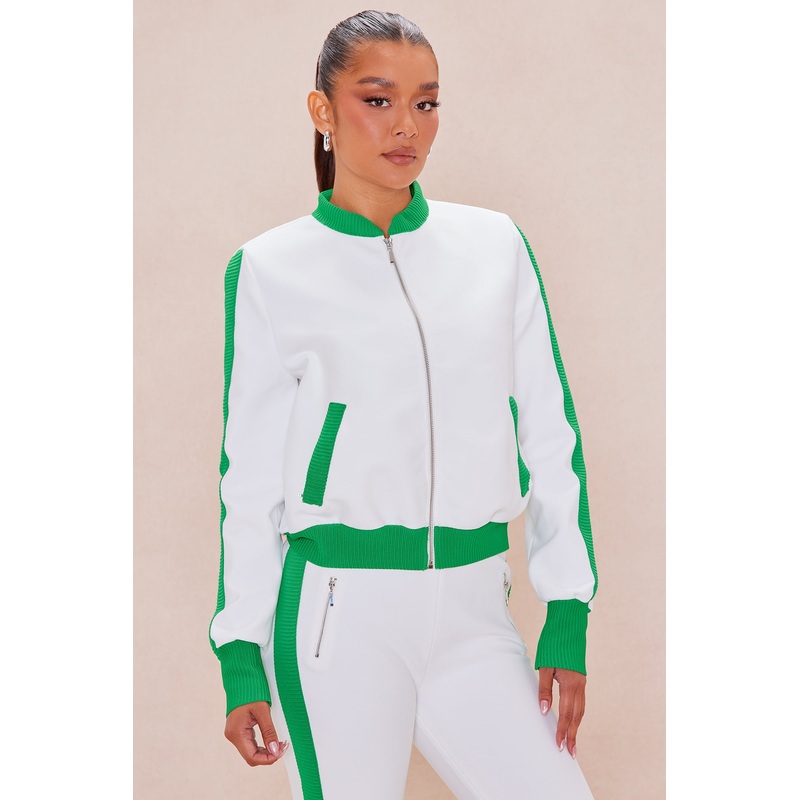 Blair Bandage Jacket – White/combo