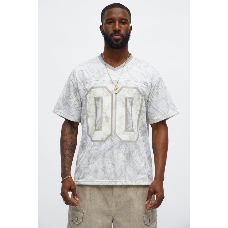 Short Sleeve Camo Jersey – Cream