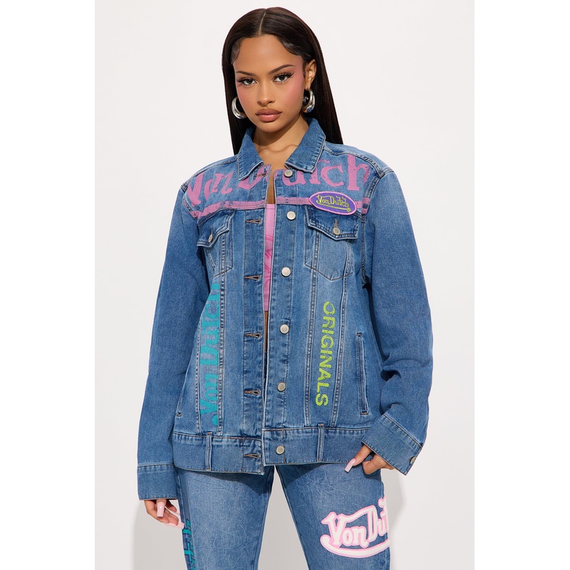 Von Dutch Originals Denim Jacket – Medium Wash