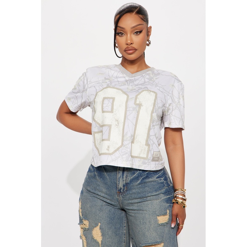 Kendall Camo Jersey Tee – Camouflage