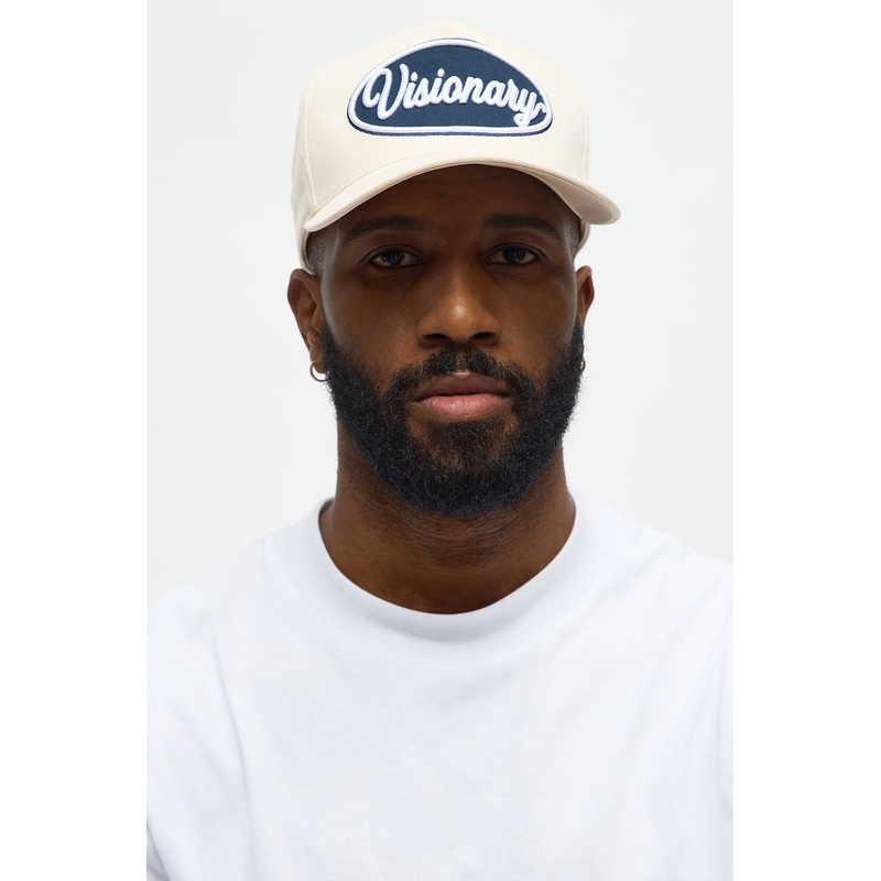 Visionary Structured Snapback Hat – Stone