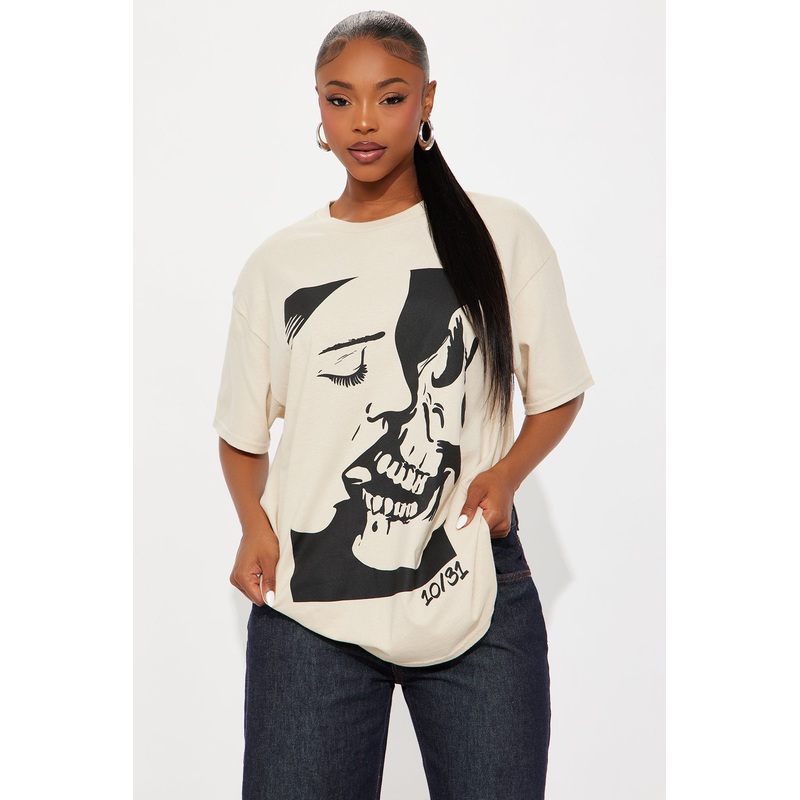 Toxic Love Tee – Taupe