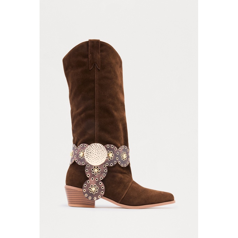 Arches Hardware Boots – Chocolate