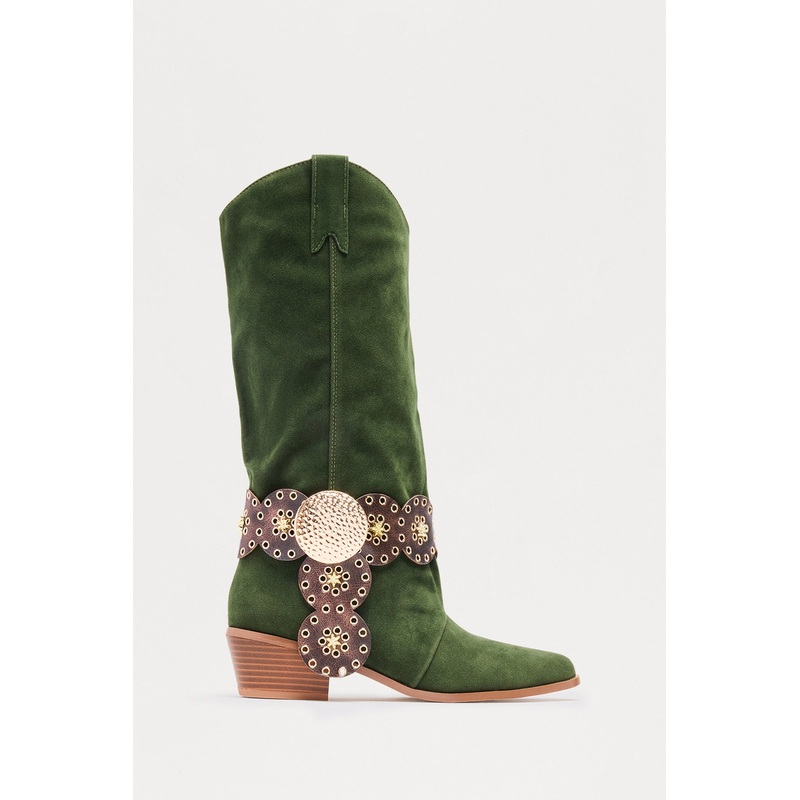 Arches Hardware Boots – Olive