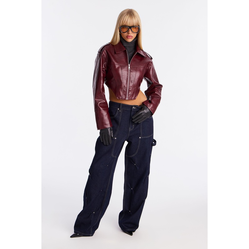 Round The Clock Straight Leg Jeans – Dark Denim